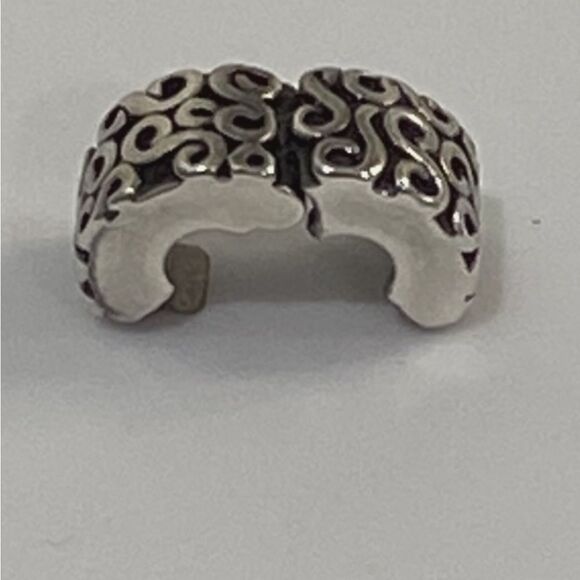 Pandora S Clip Swirl Charm 925 Sterling Silver Bracelet Charm - Picture 7 of 10